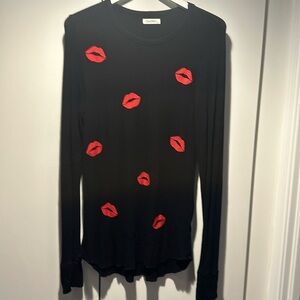 Lauren Moshi Designer Long sleeve adorable top stretchy material super soft